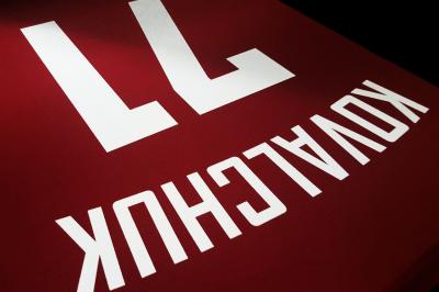 нанесение номера хоккейную форму